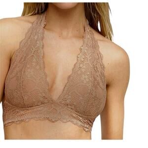 Intimately Free People large lace halter bralette BC 2474